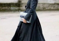 冬季写真裙子,温暖冬季写真风采